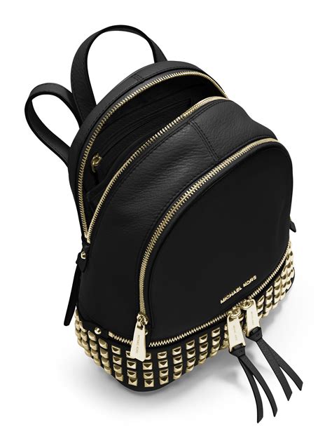 michael kors rhea studded backpack dupe|michael kors rhea medium backpack.